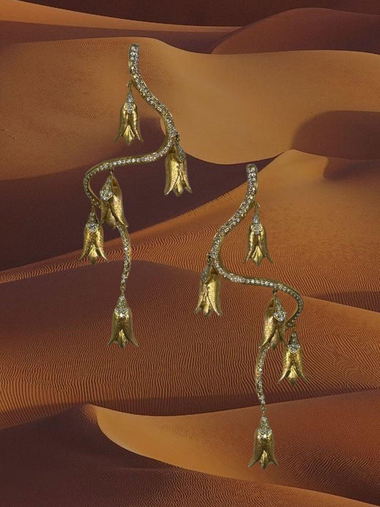 Lotus Branch Earrings