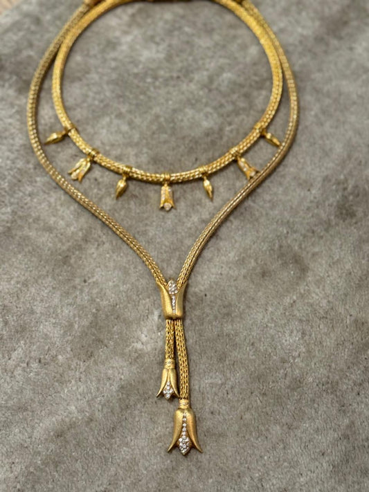 Lotus Drop Necklace