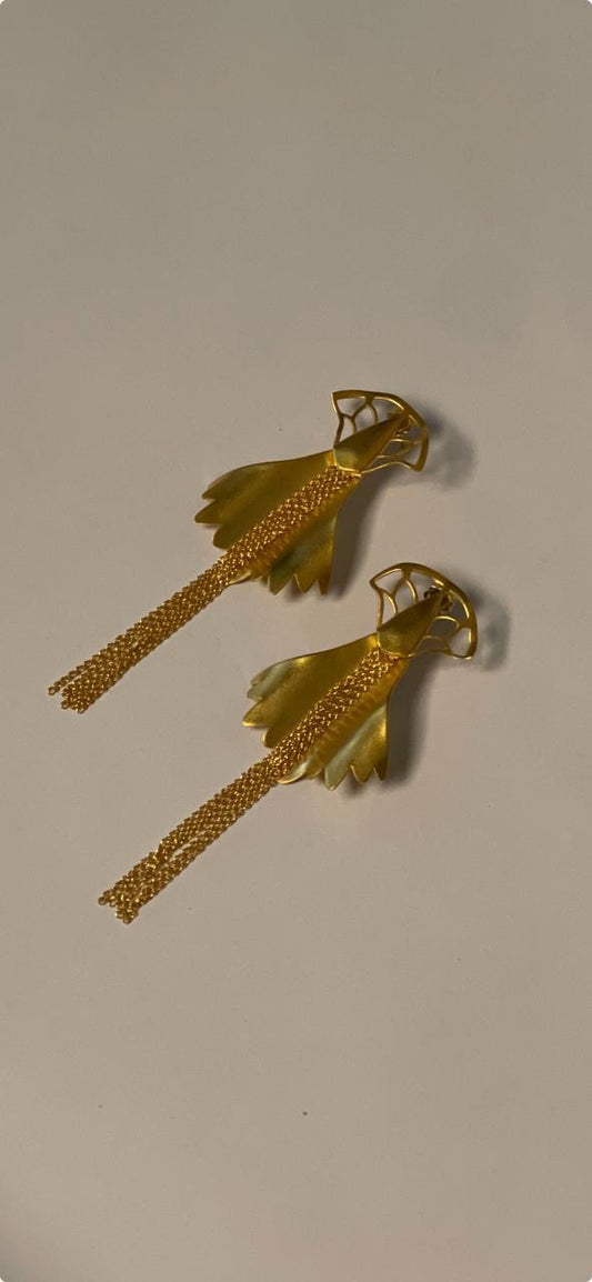 Lotus Drop Earrings